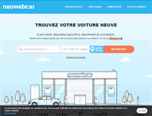 Tablet Screenshot of neowebcar.com